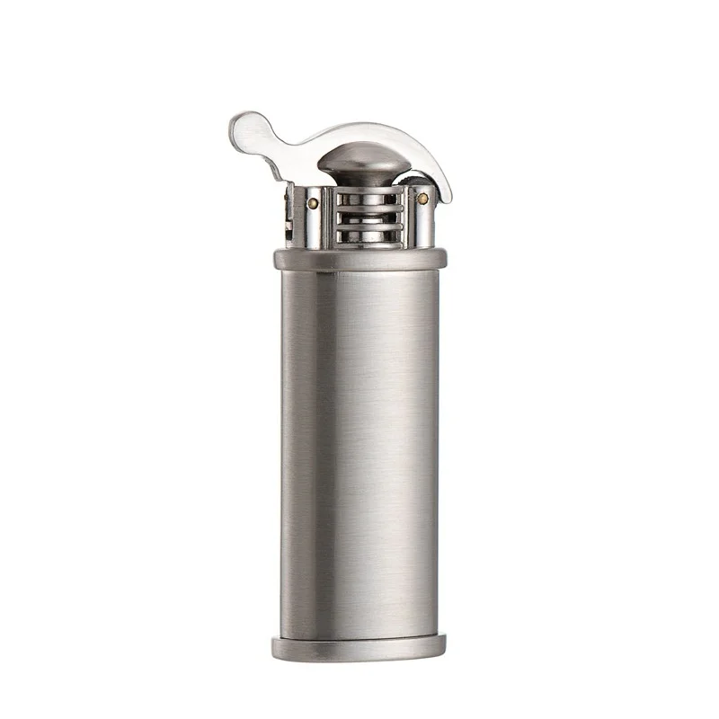 

Old Kerosene Flint Fire Starter Lighter Creative Windproof Cotton Oil Lighter Gasoline Cigarette Set