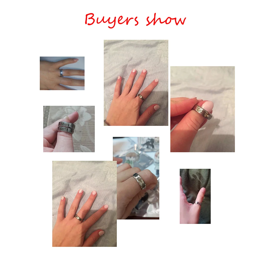 Кольцо Kpop GOT7 из нержавеющей стали жесткое кольцо для переноски пальцев ювелирные