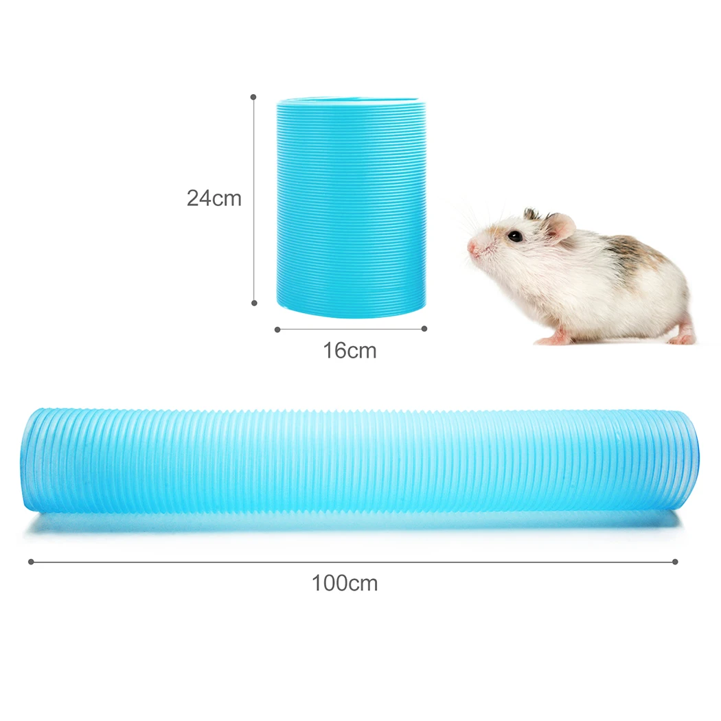 

Plastic Pipe Line Tube Training Playing Connected External Tunnel Toys for Small Animal Hamster Cage Hamster Sports