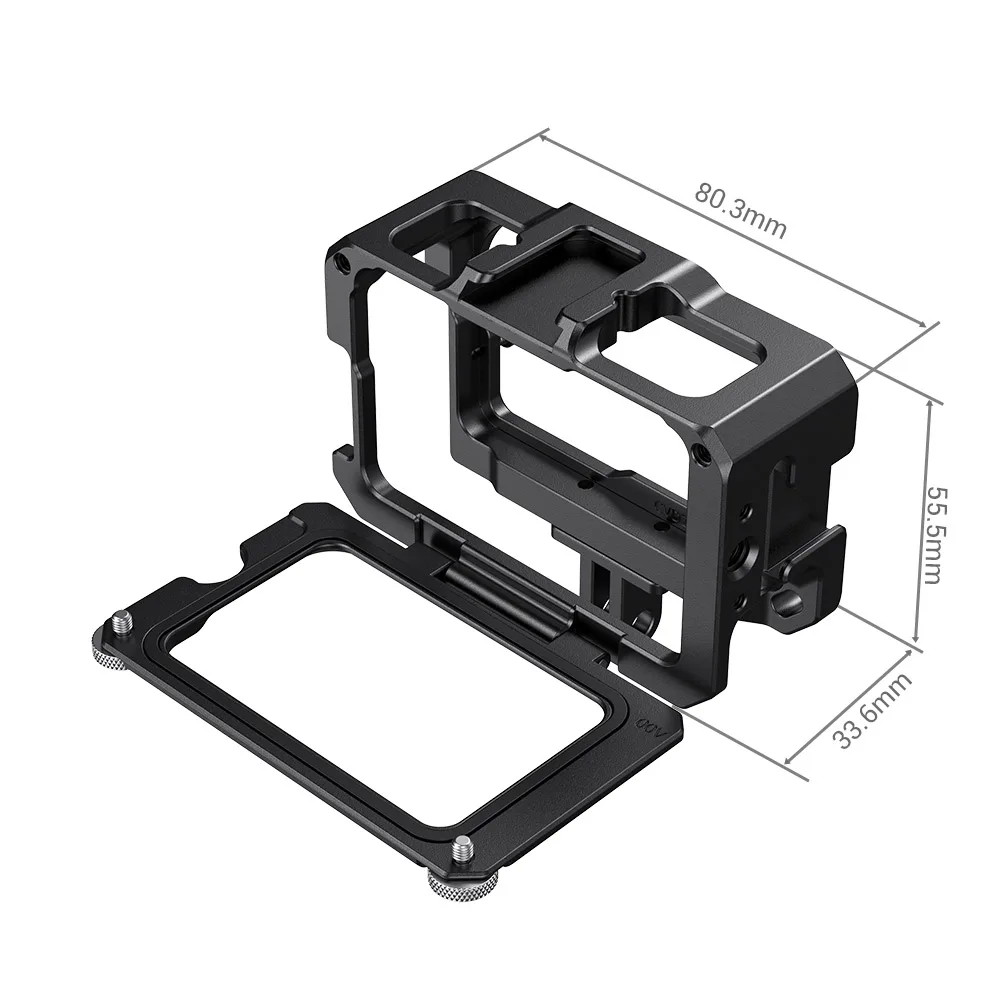 Клетка SmallRig для экшн камеры DJI Osmo с двумя креплениями холодного башмака