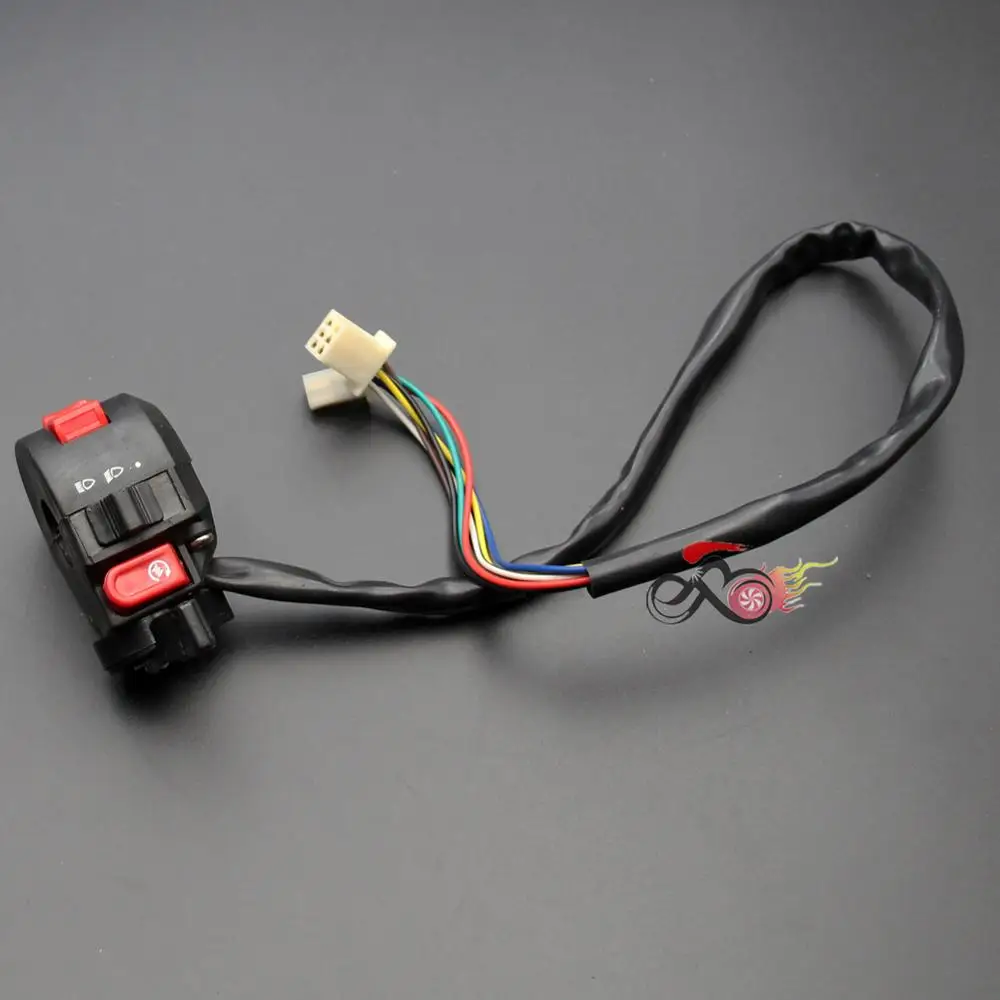 Левый убить переключатель света кнопка запуска двигателя дроссель коммутатор