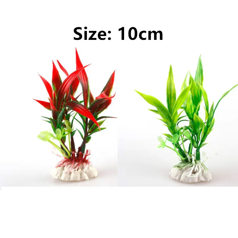 

Beautiful Plastic Artificial Aquarium Plants Decoration Submersible Aquatic Fish Tank Grass Ornament Plant Aquarium Background