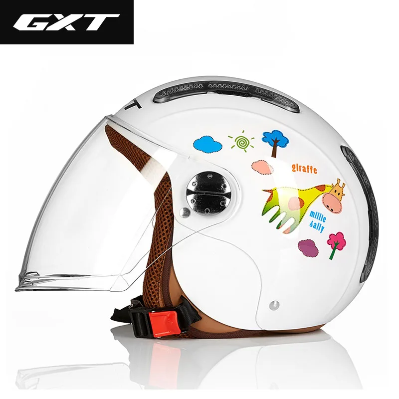 A мальчики и девочки GXT электромобиль скутер мотоциклетный шлем 3/4 защитный