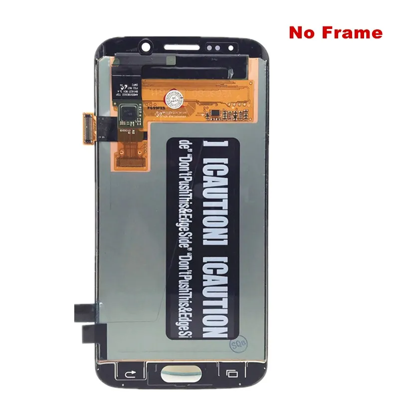 G925 LCD с рамкой для SAMSUNG Galaxy S6 edge G925I G925F SUPER AMOLED дисплей кодирующий преобразователь
