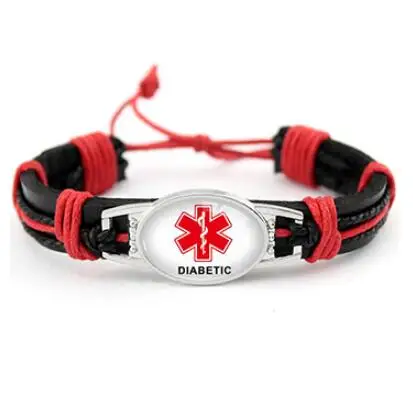 Высококачественный медицинский браслет для диабетиков с оповещением