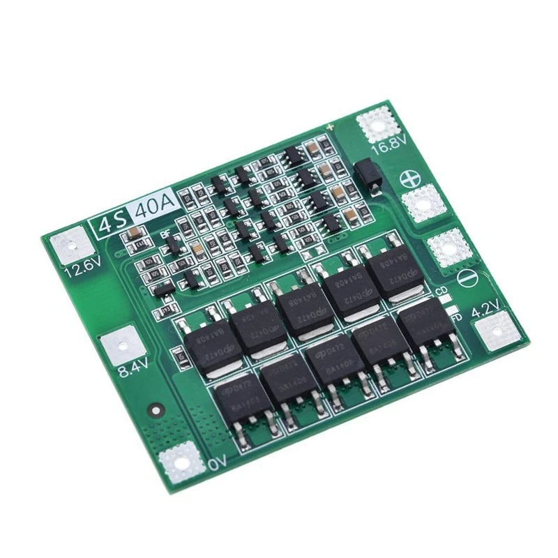 IG-4S 40A 18650 Li-Ion Lithium Battery Charger PCB Board BMS Protection Module for Drill Motor 14.8V 16.8V Lipo Cell | Электроника