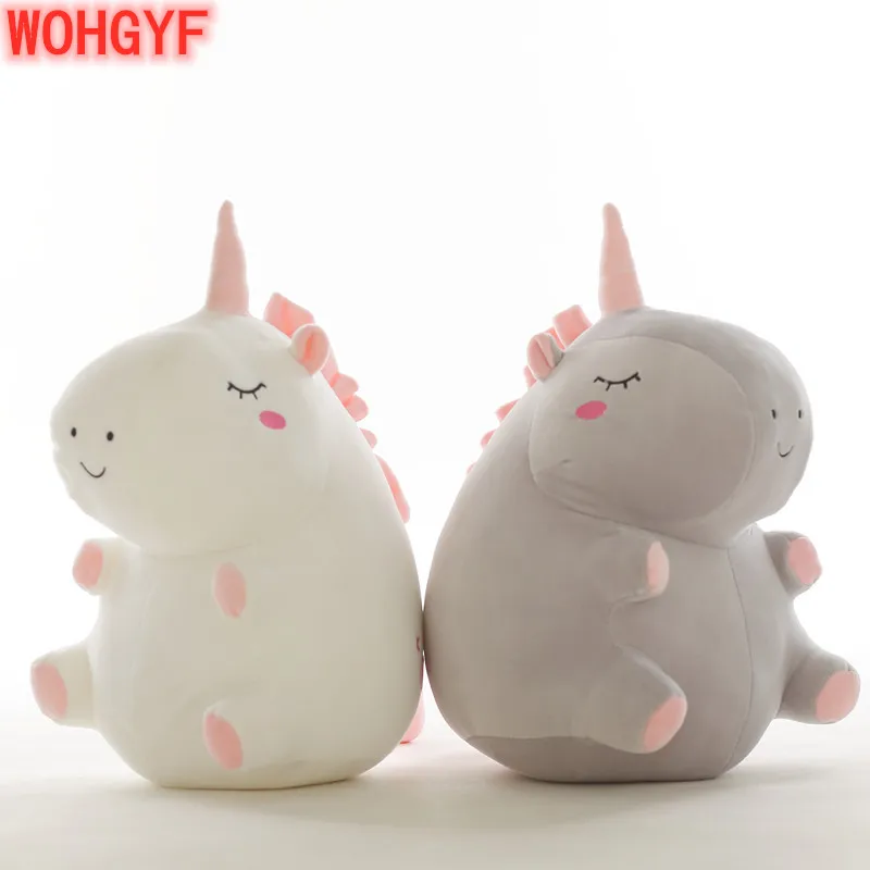 

Creative Round Fat Unicorn Pegasus Plush Suffted Soft Horse Doll Baby Toy Kids Sleeping Mate 20cm/30cm/48cm