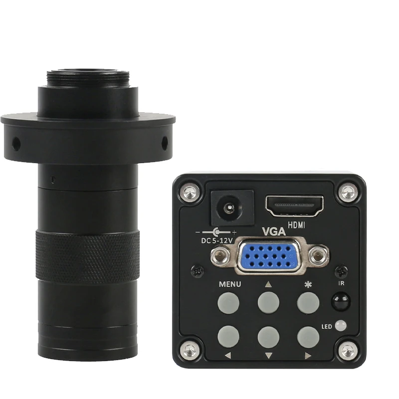 HDMI VGA 720P 14MP 60F/S промышленный цифровой электронный ИК видео микроскоп камера 130X C