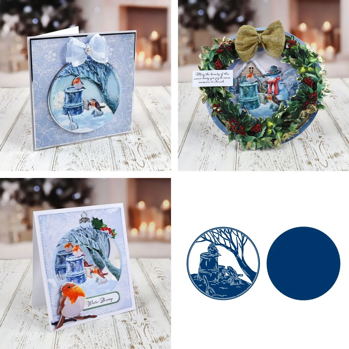 

Winter Mornings die set Cutting Dies and Stamps Scrapbook Dariy Decoration Stencil Embossing Template Diy Make Albums Handmade