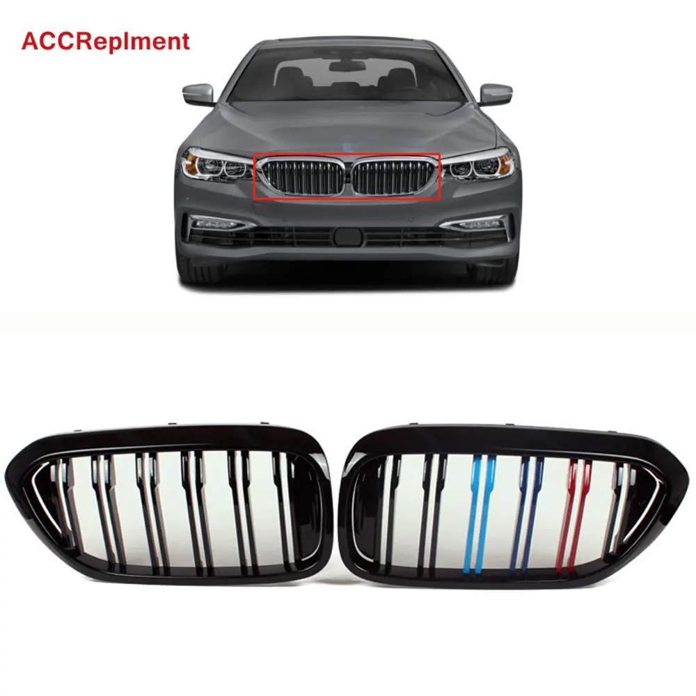 Решетка для переднего бампера одиночная двойная решетка BMW 5 серии G30 G38 2017-2020