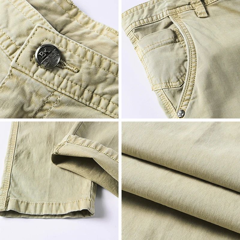 

2020 Men's Side pockets Spring Summer Smart Casual Fashion outdoor Men's Skinny trousers Trend Men pants