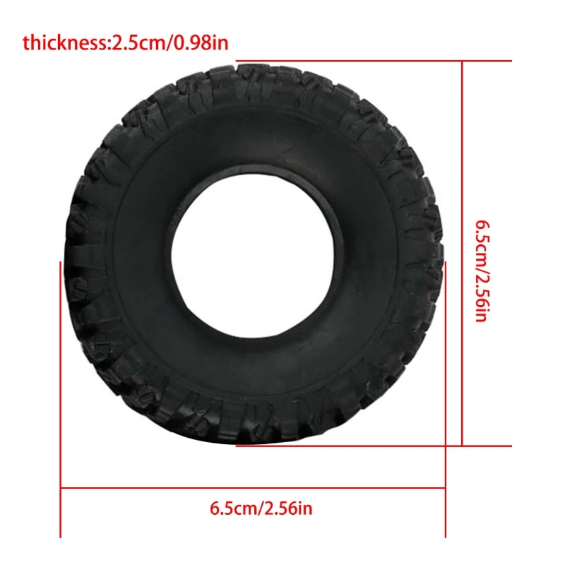 

4pcs Upgrade Tires for WPL B-1 B-14 B-24 B24 C14 C-14 1/16 RC Car Spare Parts P15C