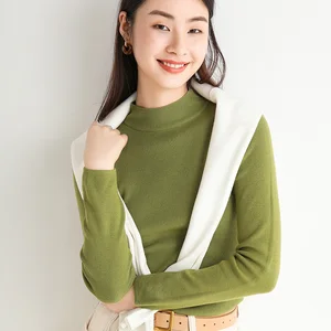 Adohon 2020 женские зимние 100% кашемировый свитер осень трикотажные пуловеры, высокое качество, теплый, женский, уплотненный с высоким, плотно облегающим шею воротником