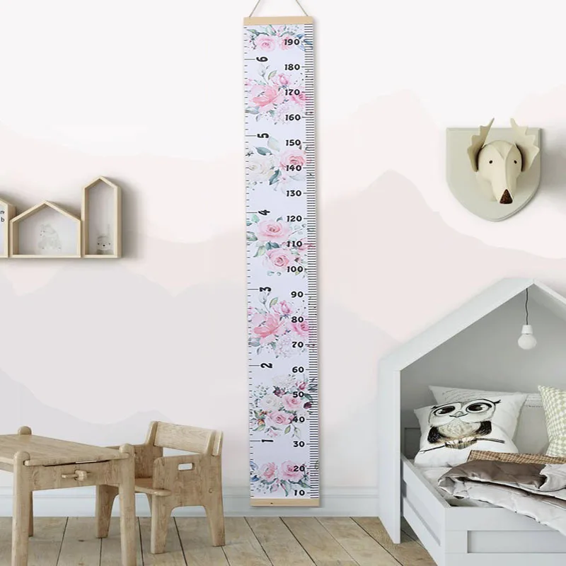 1 шт. подвесная картина для роста Детская диаграмма высоты линейка настенная