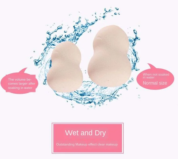 Тыква пуховая пуховка капли воды красота яйца диагональ для пудры Гидрофильная