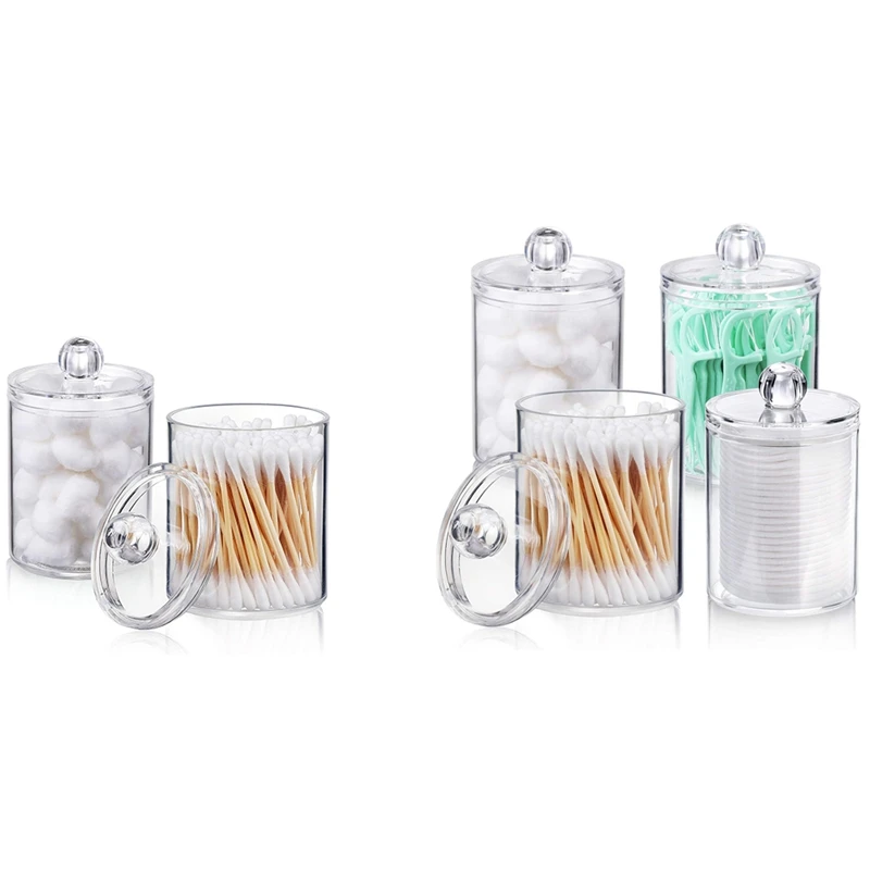 Диспенсер Qtip для ватных шариков тампонов с крышками органайзер хранения в ванной