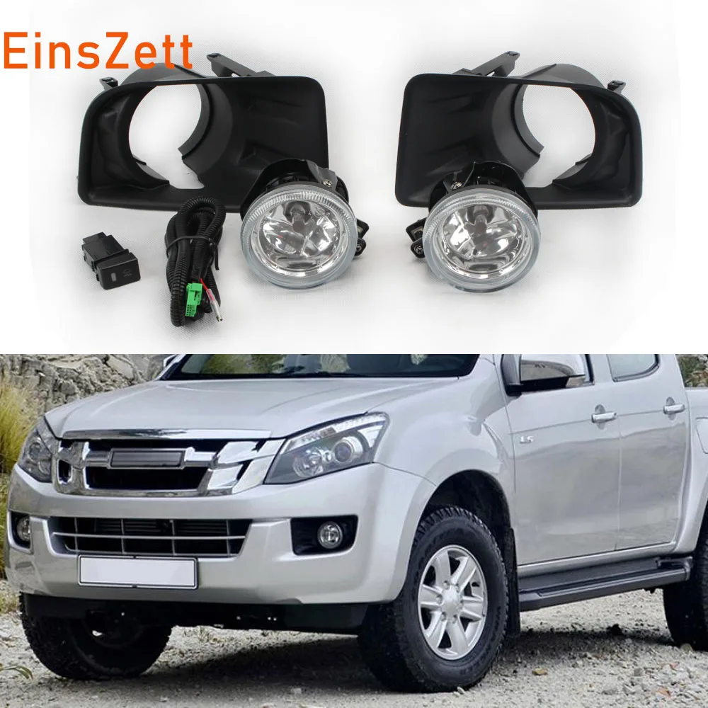 1 комплект Противотуманные фары Дневные Фары Светильник в сборе для ISUZU D-MAX 2012 2013