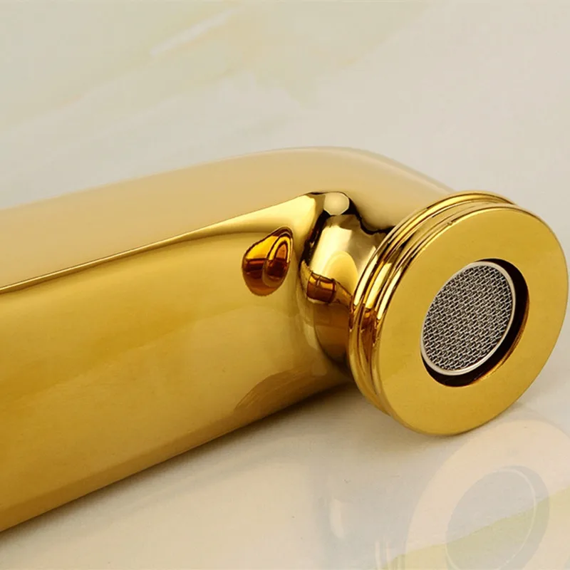 Золотой смеситель для ванной комнаты SDSN керамический бамбуковый раковины