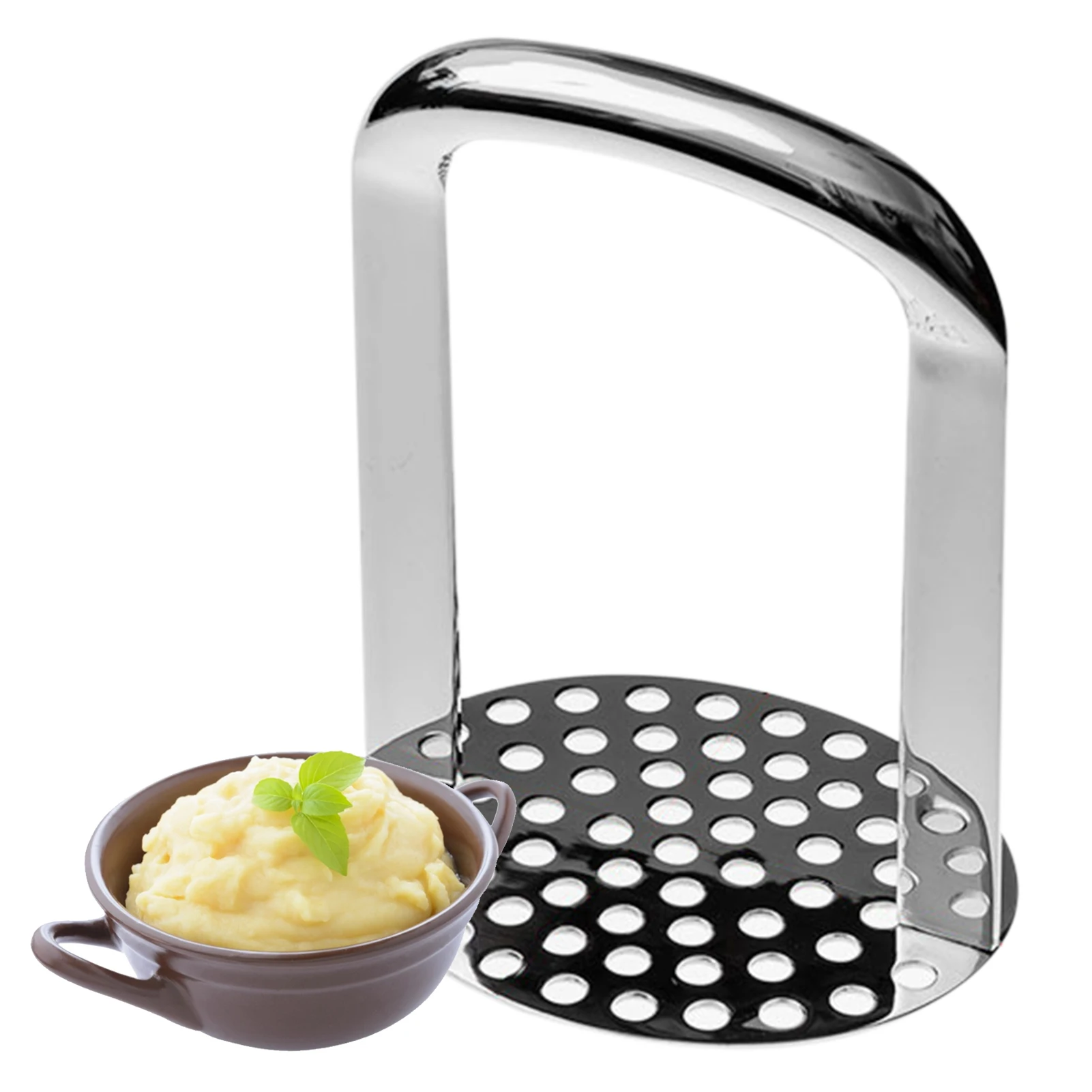 

Pressed Potato Masher Ricer Puree Juice Maker Potato Pusher Smooth Mashed Potatoes Crusher Fruit Tools Kitchen Gadget Dropship