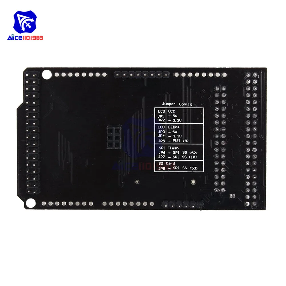 2,8 3," TFT/SD плата расширения щит для Arduino Due TFT ЖК-дисплей модуль SD карты адаптер мега