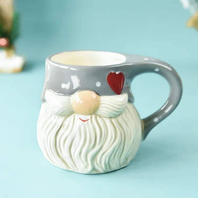 

2021 European Christmas Santa Mugs 400ML Milk Coffee Cups The Best Christmas Gift for Partners and Friends Mate
