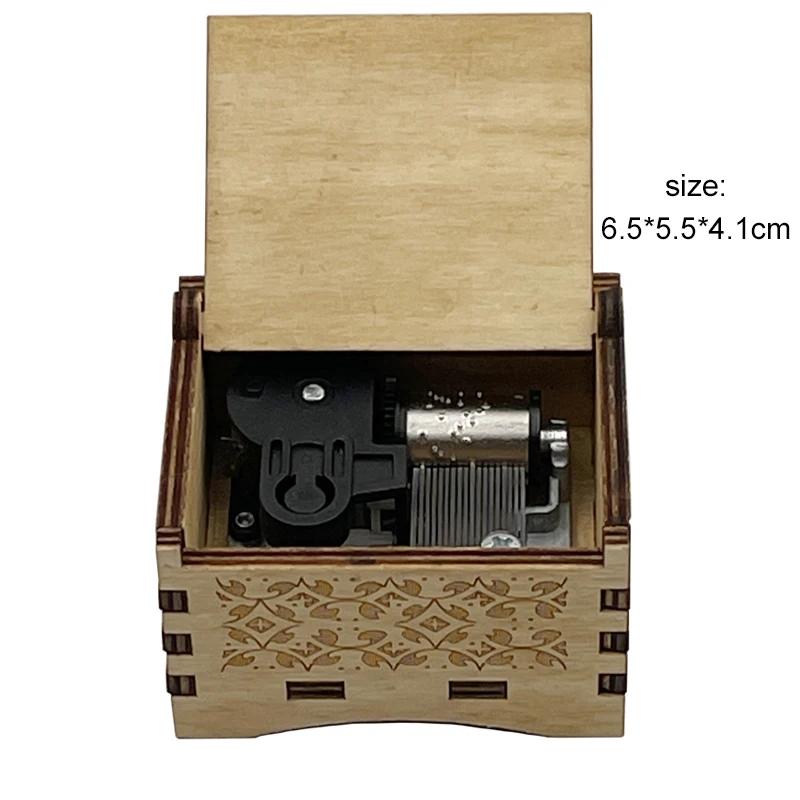 Цветной принт бумажный дом заводная механическая музыкальная шкатулка Белла Чао