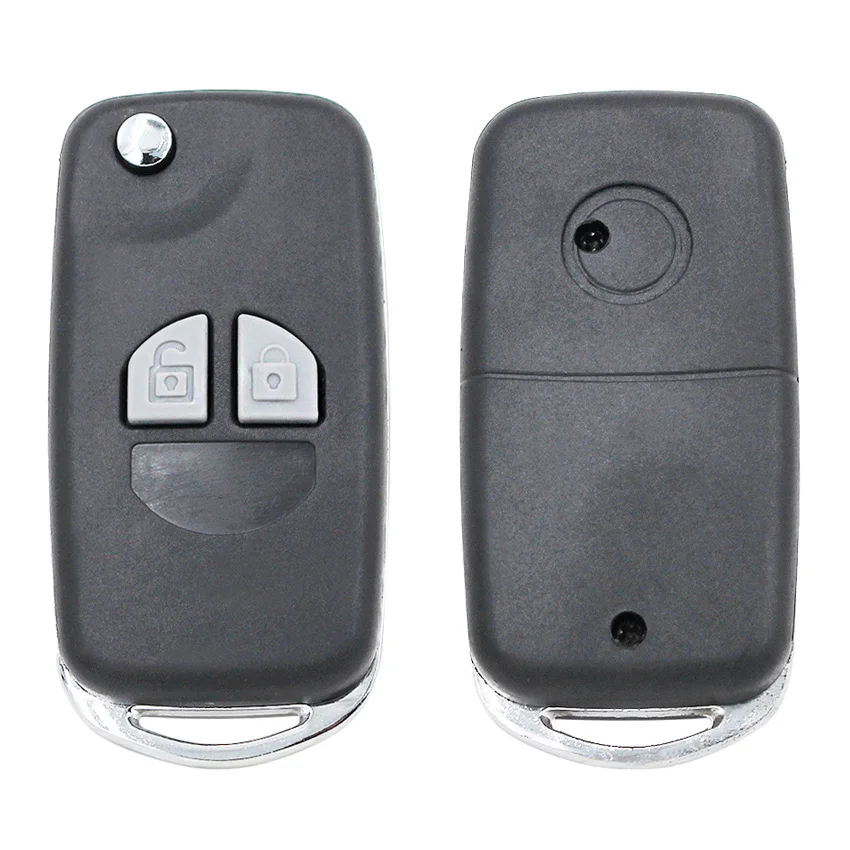 Folding 2 Button Remote Key Shell Case Blank Fob for Suzuki Grand Vitara Swift Ignis SX4 Liana Alto TOY43 blade | Автомобили и