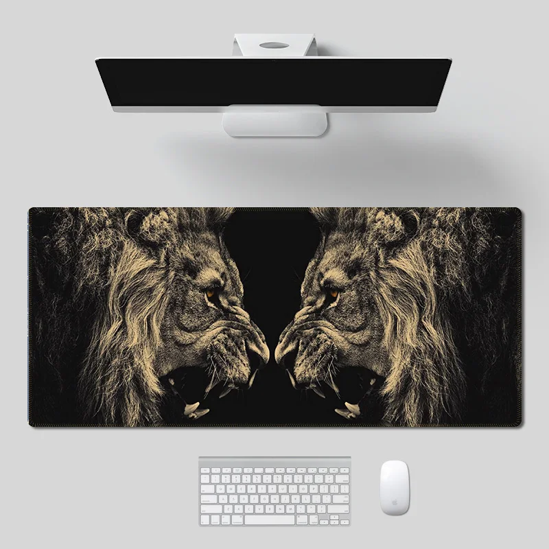 Коврик для мыши и клавиатуры с животными львом | Компьютеры офис
