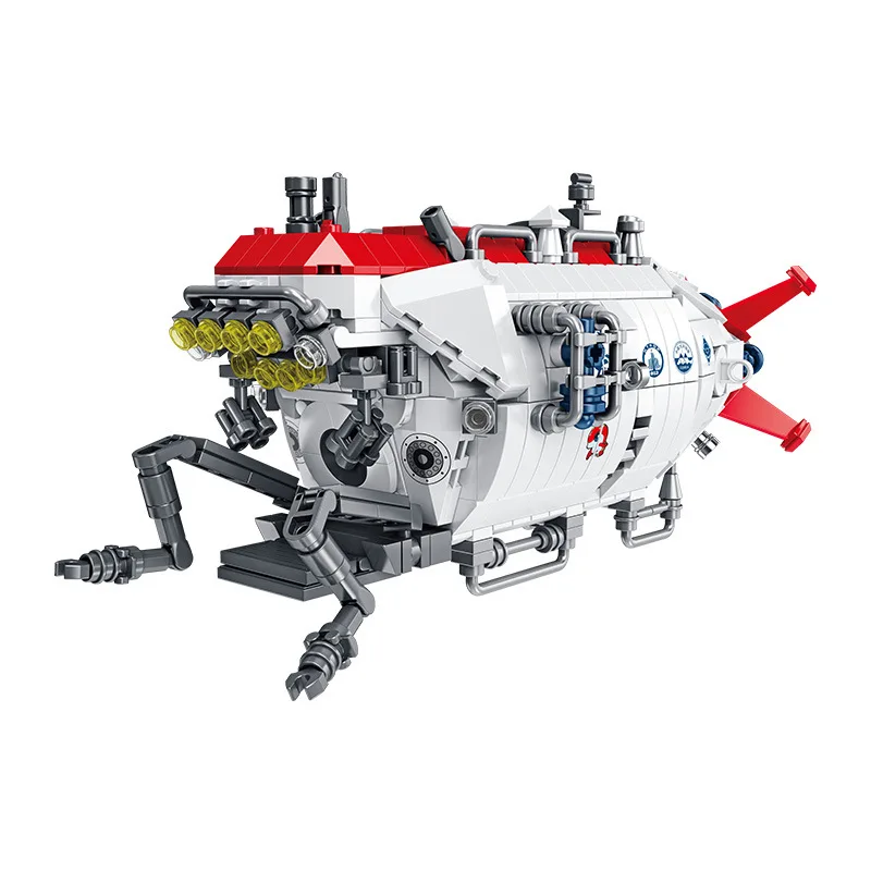 

Погружная Коллекционная модель для научного исследования глубоководного погружения, строительные блоки, кирпичи, игрушки, рождественские подарки