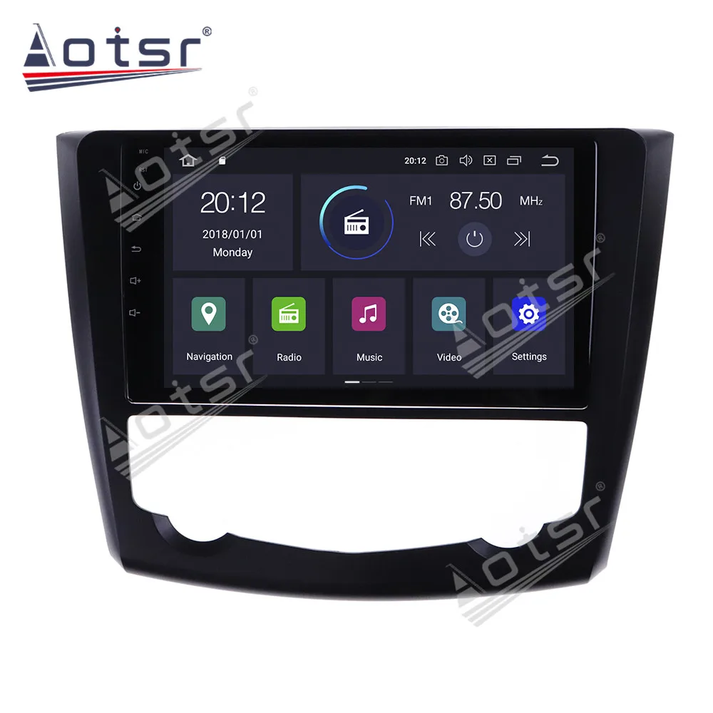 Автомобильный DVD-плеер PX6 Android 9 0 64 ГБ GPS-навигация для Renault Kadjar 2015-2017 автомобильное