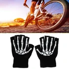 Детские велосипедные перчатки, мягкие Нескользящие защитные митенки с принтом, для занятий спортом на открытом воздухе, велоспорта, велоспорта