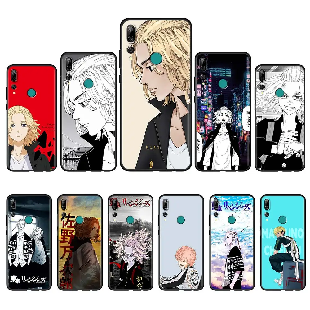 

Tokyo Revengers Anime Cases For Huawei Mate 40 20 Pro 10 Lite Black Cover Y6 Y7 Y9 2019 Y8s Y8p Y9a Y5p Y6p Y7a Soft Couqe Capa