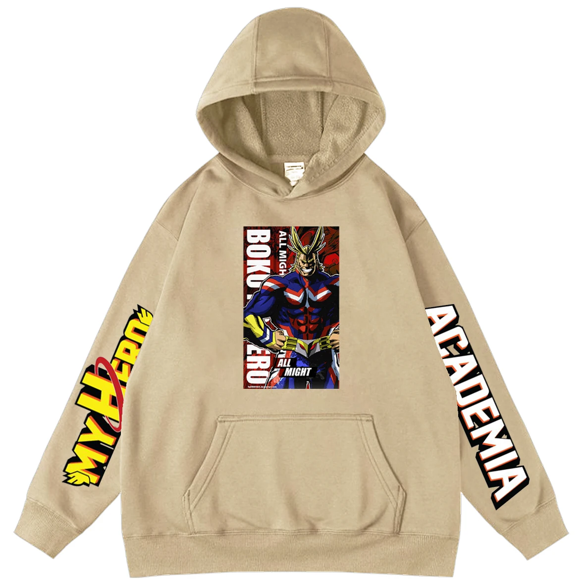 

My Hero Academia Mens Oversized Sweatshirt Boy Male Anime Hoodies HipHop Popular Long Sleeve Hooded Sweatshirts Clothes Men