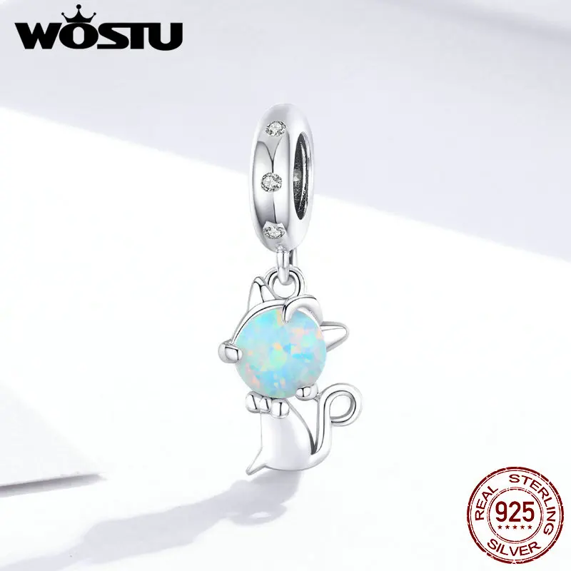 WOSTU ювелирные изделия подходят оригинальный Пандора Амулеты Браслет Аутентичные