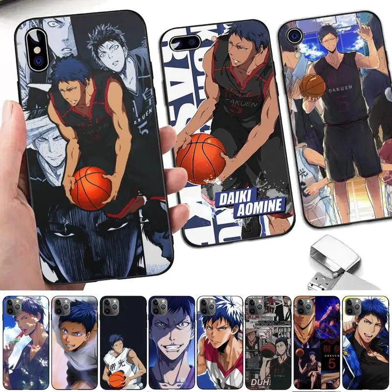 

Kuroko No Basket Anime Aomine Daiki Phone Case for iphone 13 11 12 pro XS MAX 8 7 6 6S Plus X 5S SE 2020 XR case