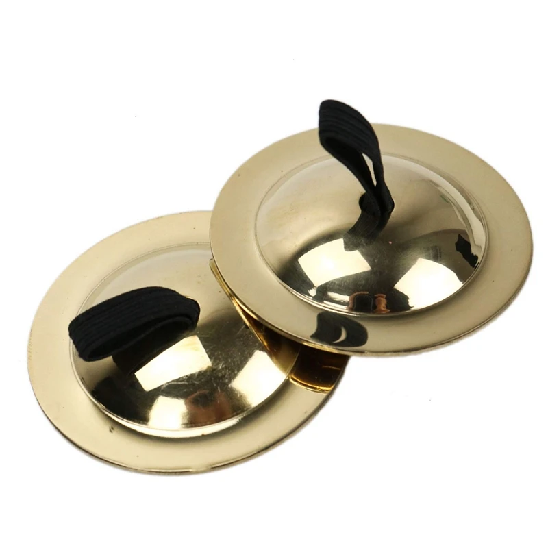 4 шт. Танцы палец цимбалы тарелки пальчиковые Золотой музыкальный инструмент для