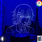 Аниме светодиодный светильник Токийский Гуль джузу сузуя для спальни Декор ночник Подарки на день рождения для женщин мужчин Konosuba манга 3d светильник