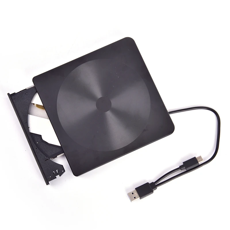 Type C USB 3 0 тонкий внешний DVD RW CD записывающий привод устройство для чтения ноутбука