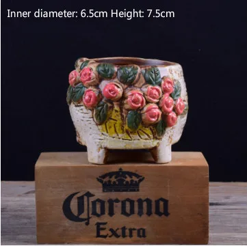 Керамический сочный Горшочек для растений ручная работа керамическая