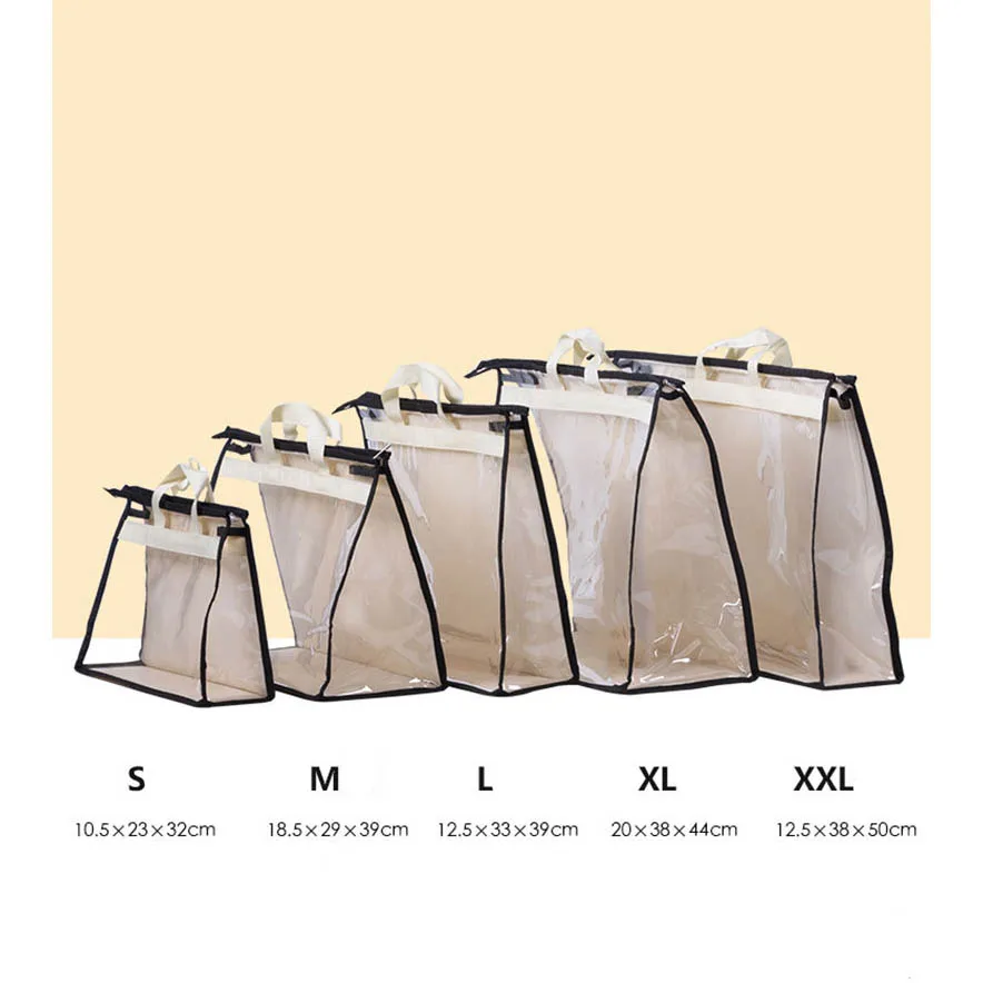 

Dust Bag For Handbag Wardrobe Handbag Finishing Storage Hanging Toiletry Storage Pouch Wardrobe Closet Dust Cover for Women Bag