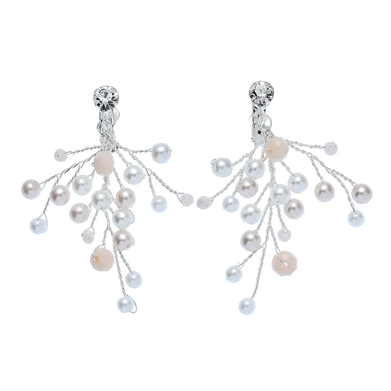 

J6247 bridal hair ornament original handmade pearl headdress wedding dress bridal accessories