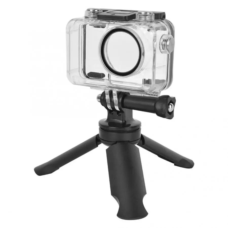 Портативный Настольный мини штатив с круглым водонепроницаемым корпусом чехол