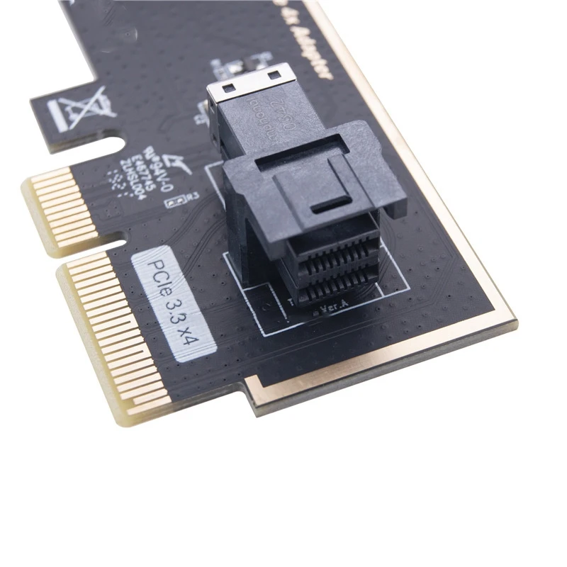 

Desktop PCI-E3.0X4 to U.2 Transfer Card SFF8639 Interface Single Port U2 Solid State Drive Expansion Card