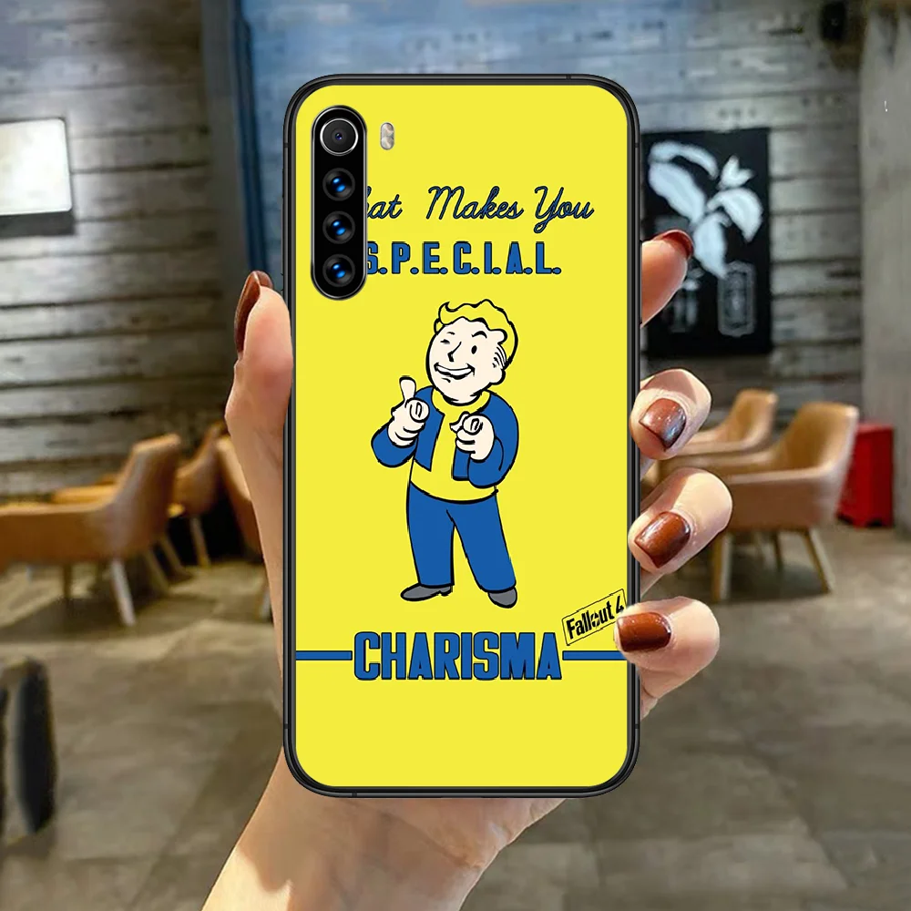 

Fallout 4 Game Phone Case Cover For XIAOMI Redmi Note 3 4 4X 5 6 7 8 9 Pro T S Max black Bumper Silicone Shell Tpu Cell Trend