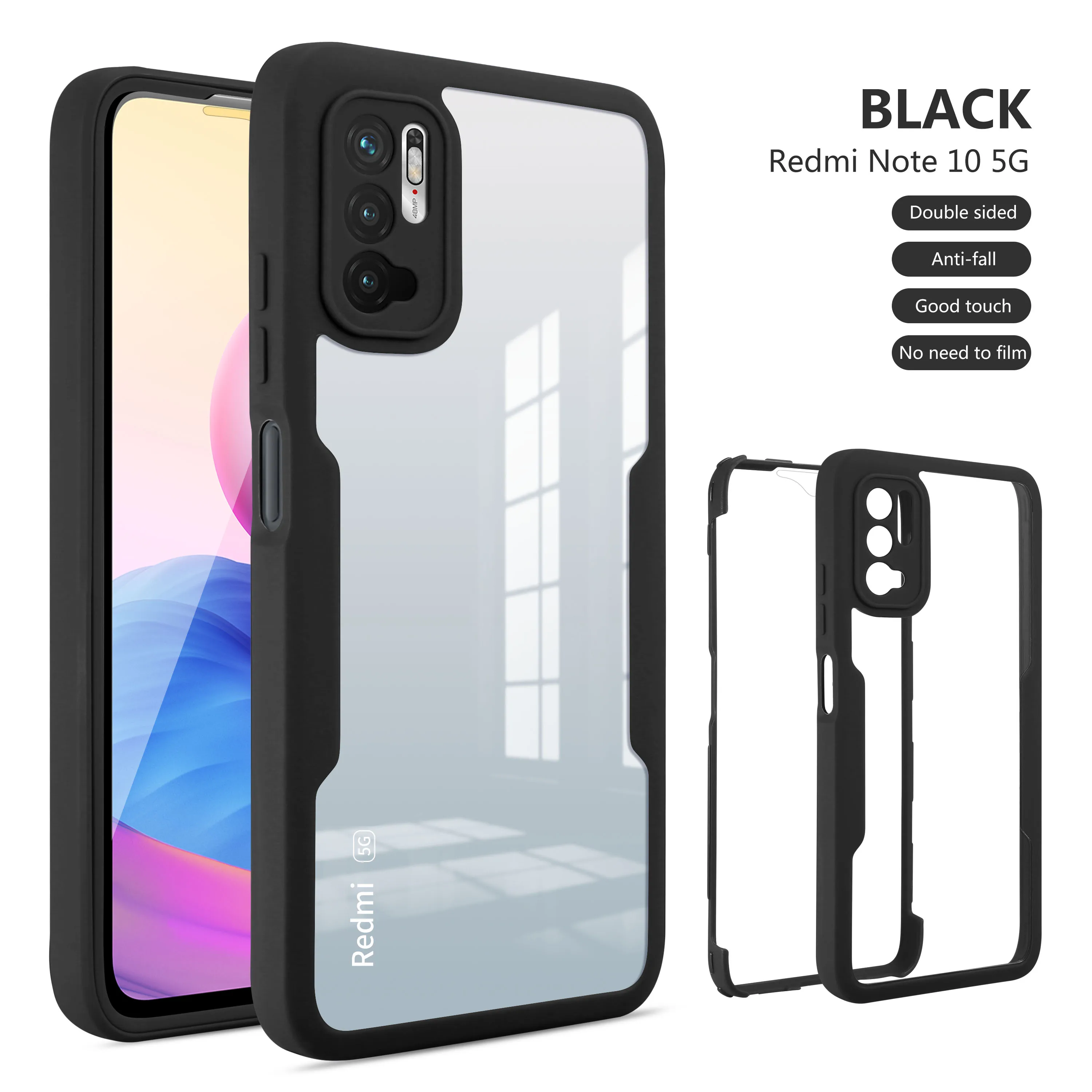 

Suitable For Xiaomi 11T Por LITE 10 Suitable Redmi Note11 Plus 10 Por 9A Screen Safety Cover And Anti-Drop Silicone Phone Case