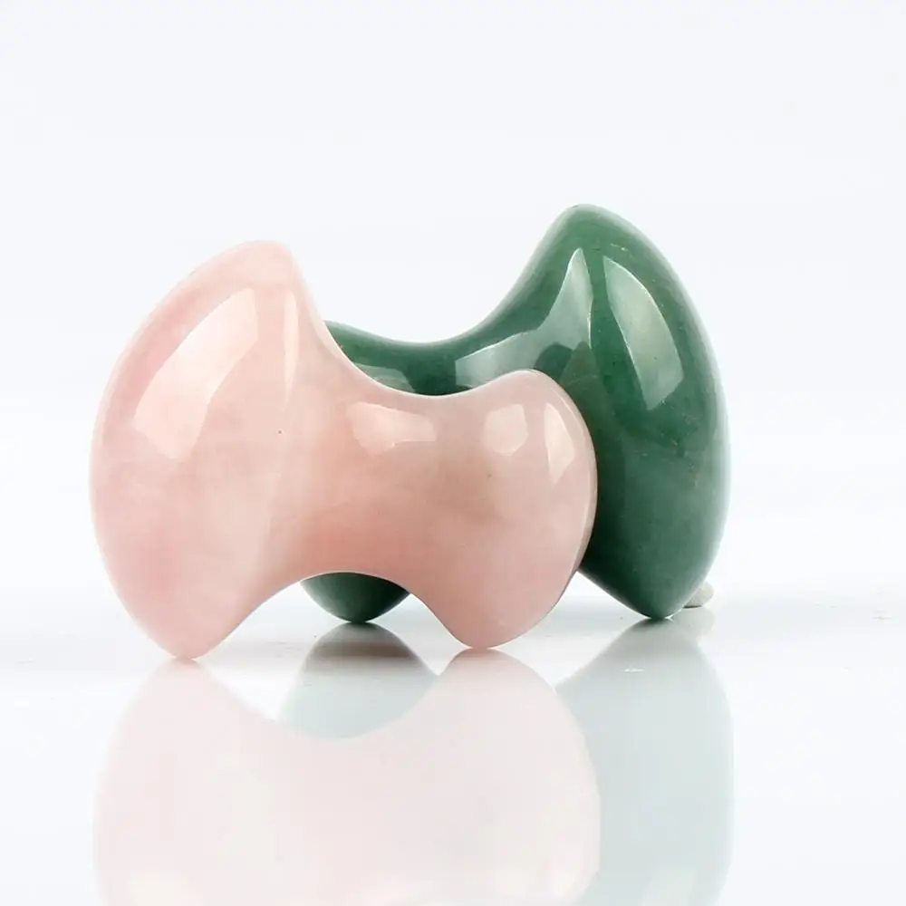 Натуральный розовый КВАРЦЕВЫЙ зеленый авантюрин массажный релаксационный