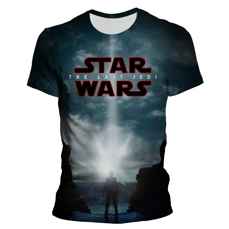 Летняя модная футболка для мужчин и женщин с абстрактным 3D-принтом из Звездных