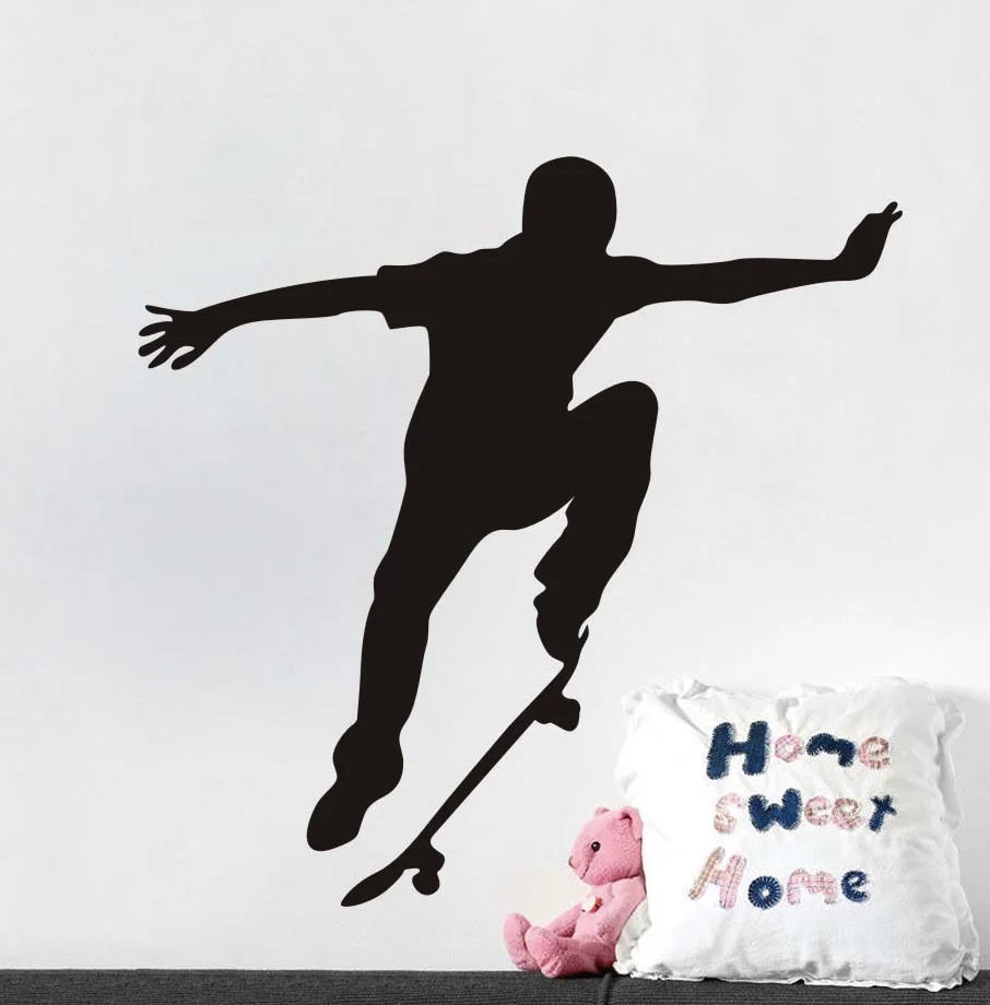 Модные скейт настенные виниловый скейтборд Экстремальные виды спорта стикеры