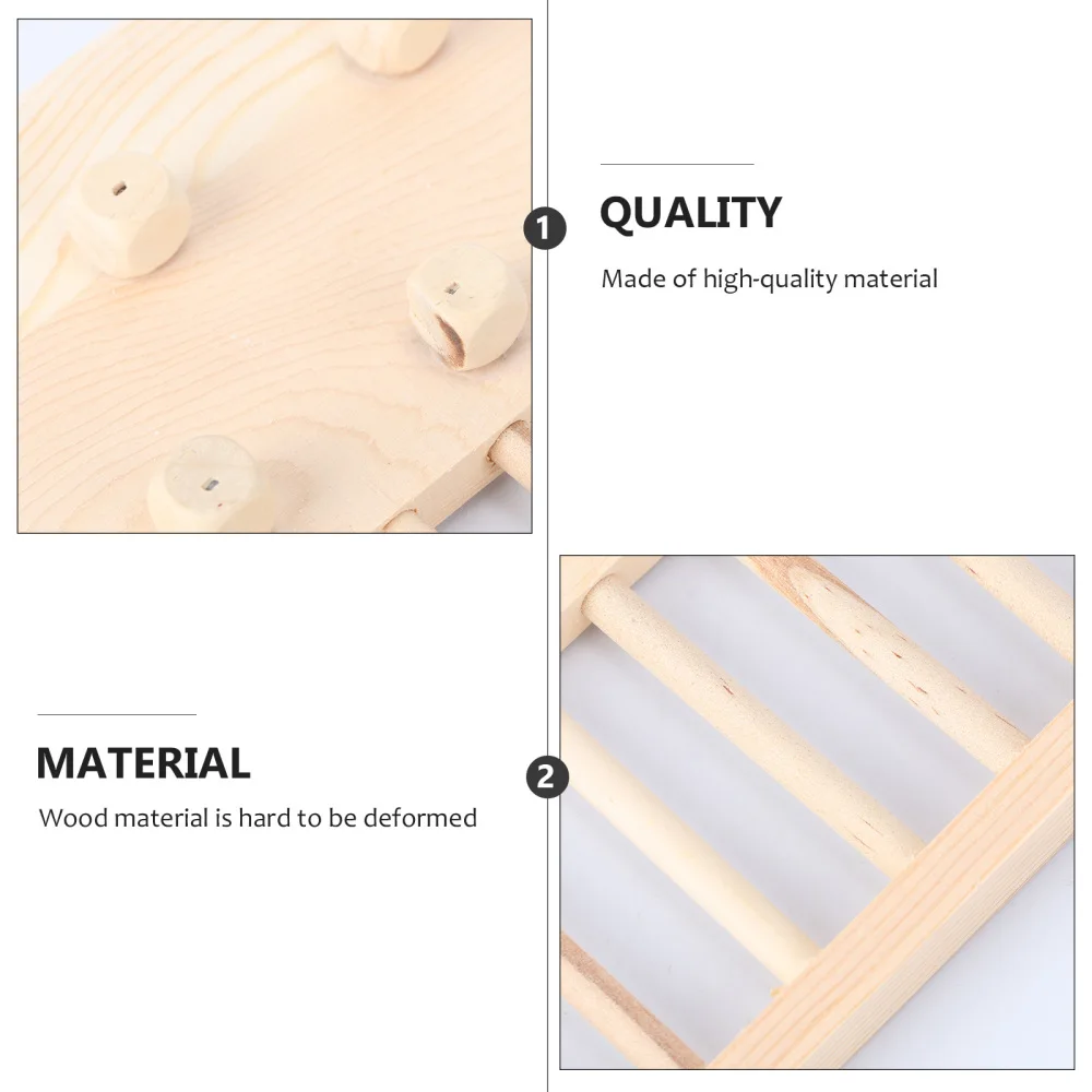 

1pc Hamster Ladder Funny Hamster Playing Creative Pet Training Ladder