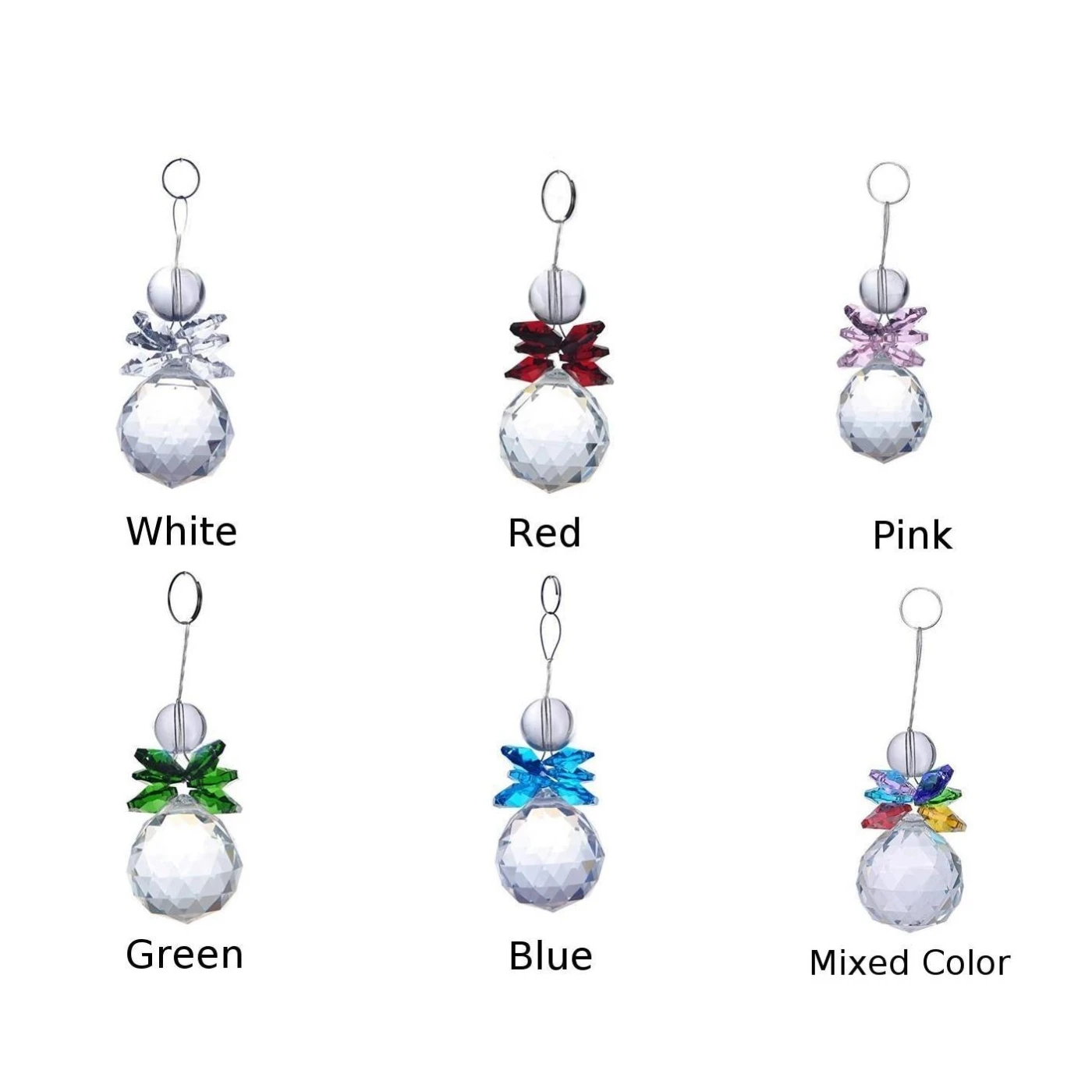 1pc Crystal Glass Prisms Drop Pendant Hanging Car Door Chandelier Wedding Decor | Дом и сад